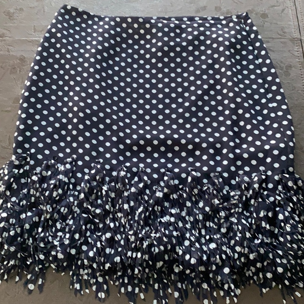 NWT Ann Taylor Polka Dot Skirt, Size 0,